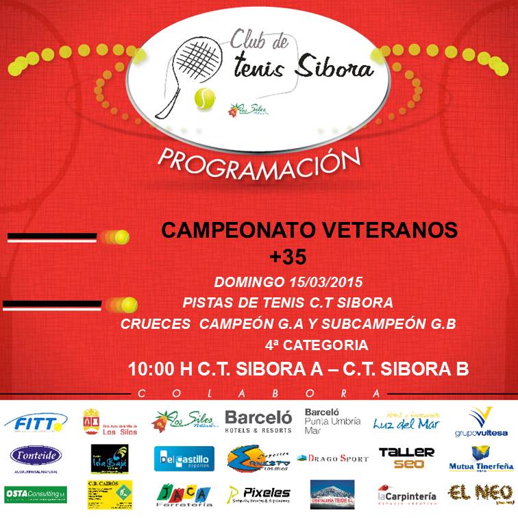 INTERCLUB VET +35 4ª CATEGORIA. CRUCES PARA ASCENSO
