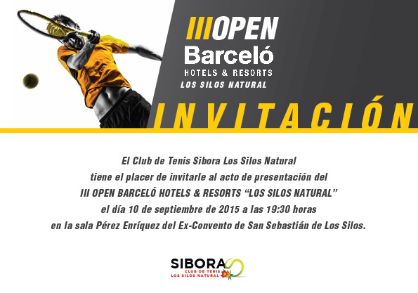 PRESENTACION III OPEN BARCELO HOTELS & RESORTS LOS SILOS NATURAL