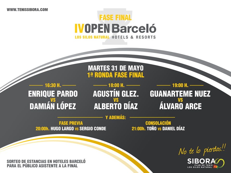 Grandes partidos hoy por el Sibora