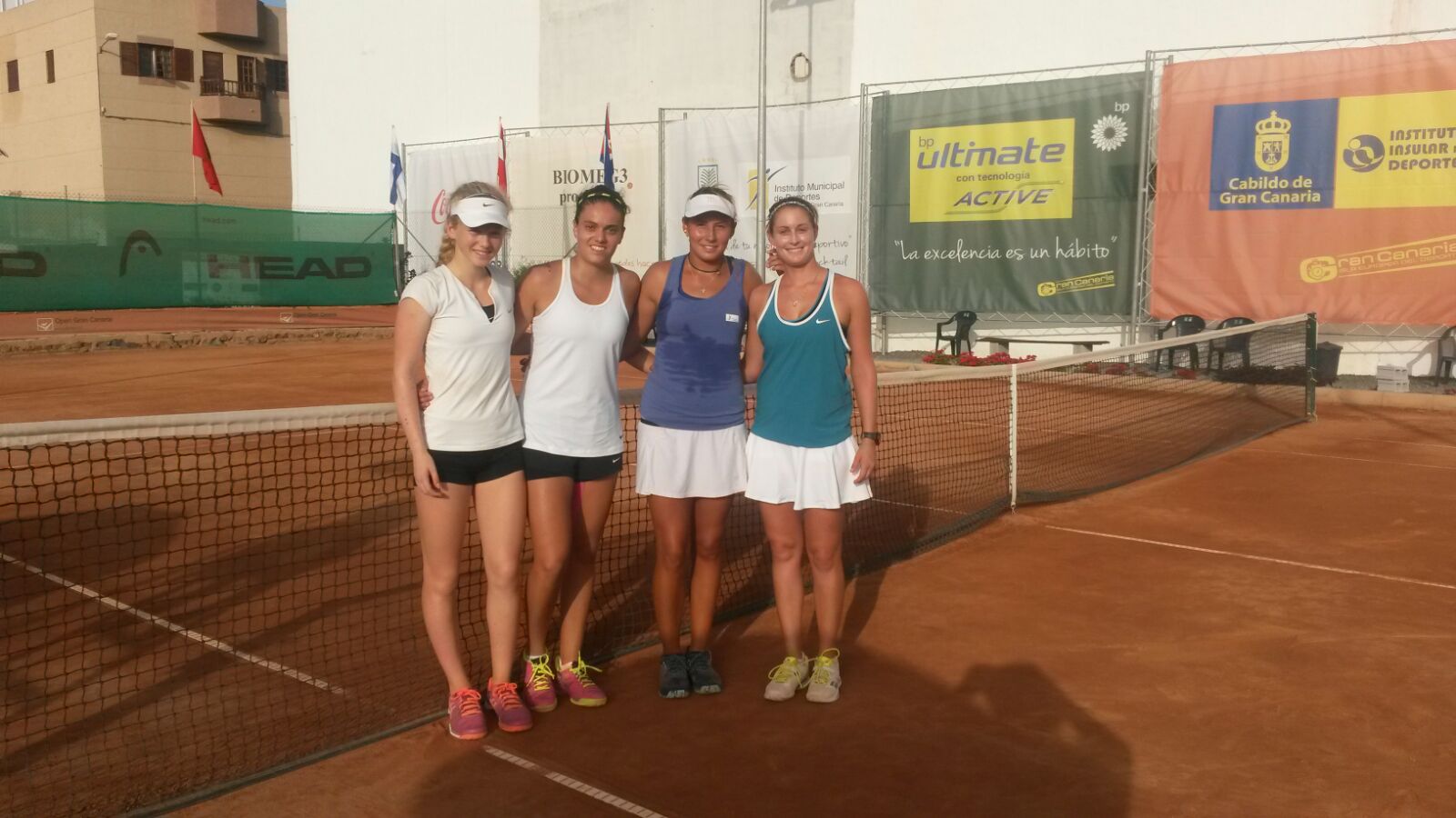 Tenistas Tinerfeñas en los ITF de  Gran Canaria