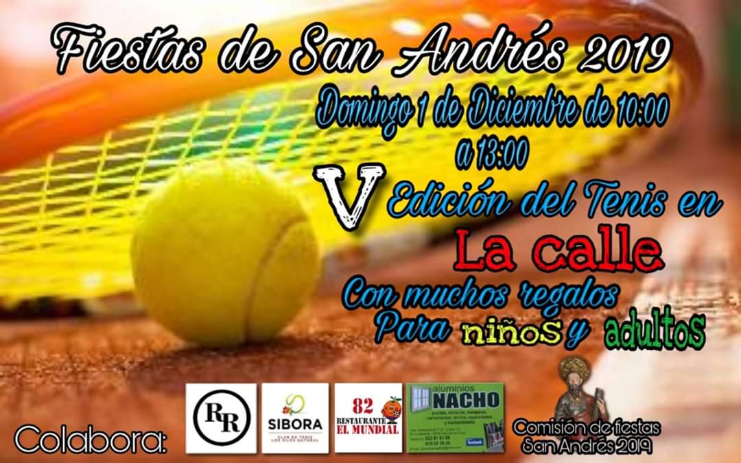 V EDICIÓN TENIS EN LA CALLE