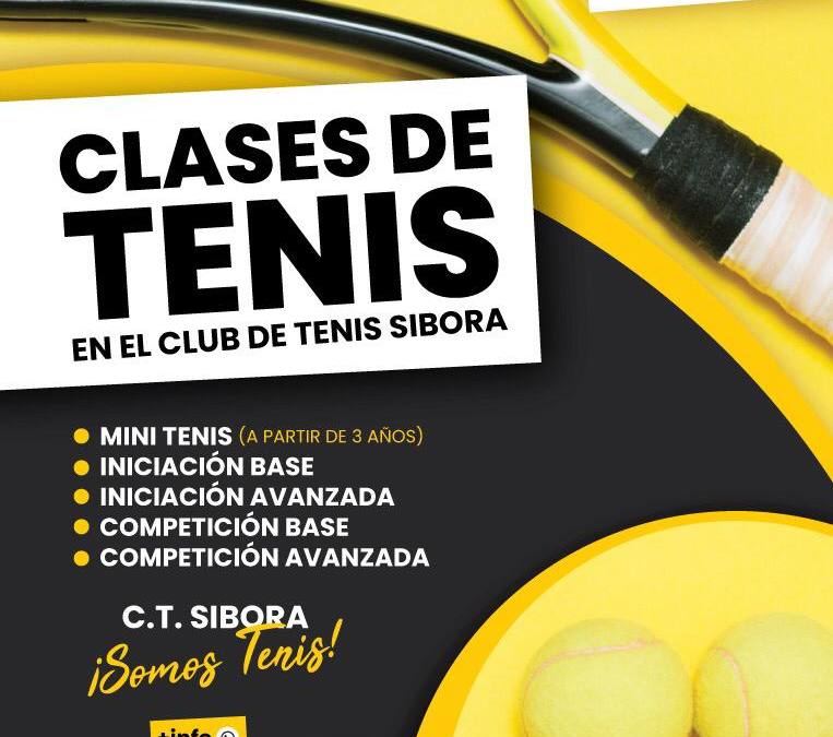 CLASES DE TENIS POR EL CT SIBORA