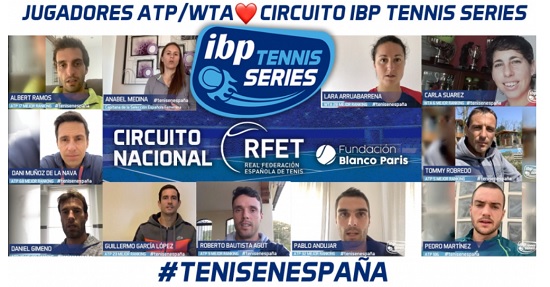 El Tenis profesional apoya el IBP Tennis Series