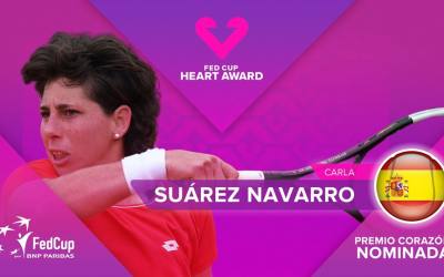 Vota por Carla Suárez para el premio “Heart Award” de la Fed Cup
