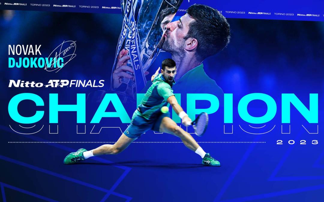 Djokovic, el más grande al ganar las ATP Finals de Turin