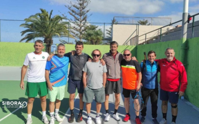EQUIPO VETERANO. CLUB DE TENIS SIBORA. VIAJE A LA PALMA