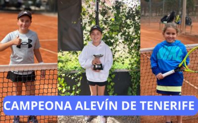 INÉS ESTÉVEZ. CAMPEONA ALEVÍN DE TENERIFE