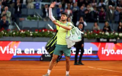Carlos Alcaraz se despide del Master 1000 de Madrid