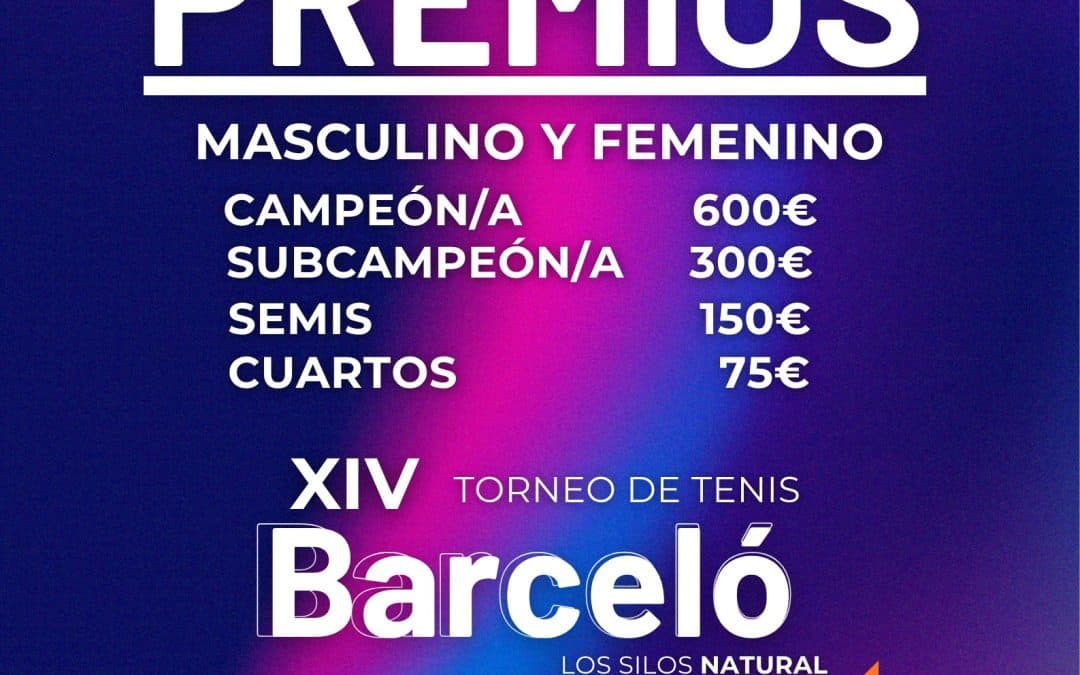 PRIZE MONEY XIV OPEN BARCELÓ LOS SILOS NATURAL – TENEIRFE 2025